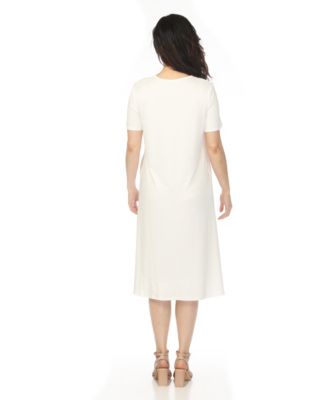 Women's Crew Neck T-Shirt Dress