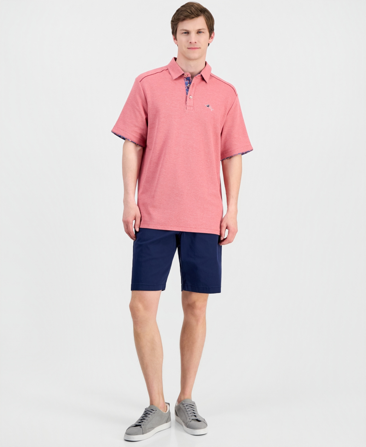 Tommy Bahama Men's Geo Rio 5 O'Clock Short-Sleeve Polo Shirt