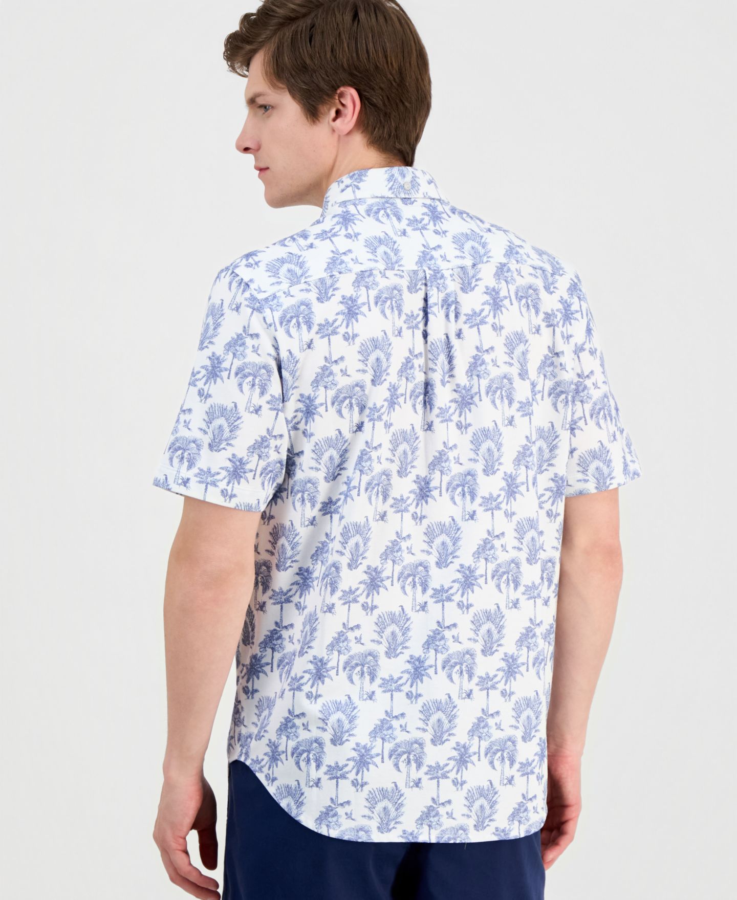 Мужская рубашка Tommy Bahama San Lucio Island Tapestry Printed, цвет: Кобальтовый морской — фото 2