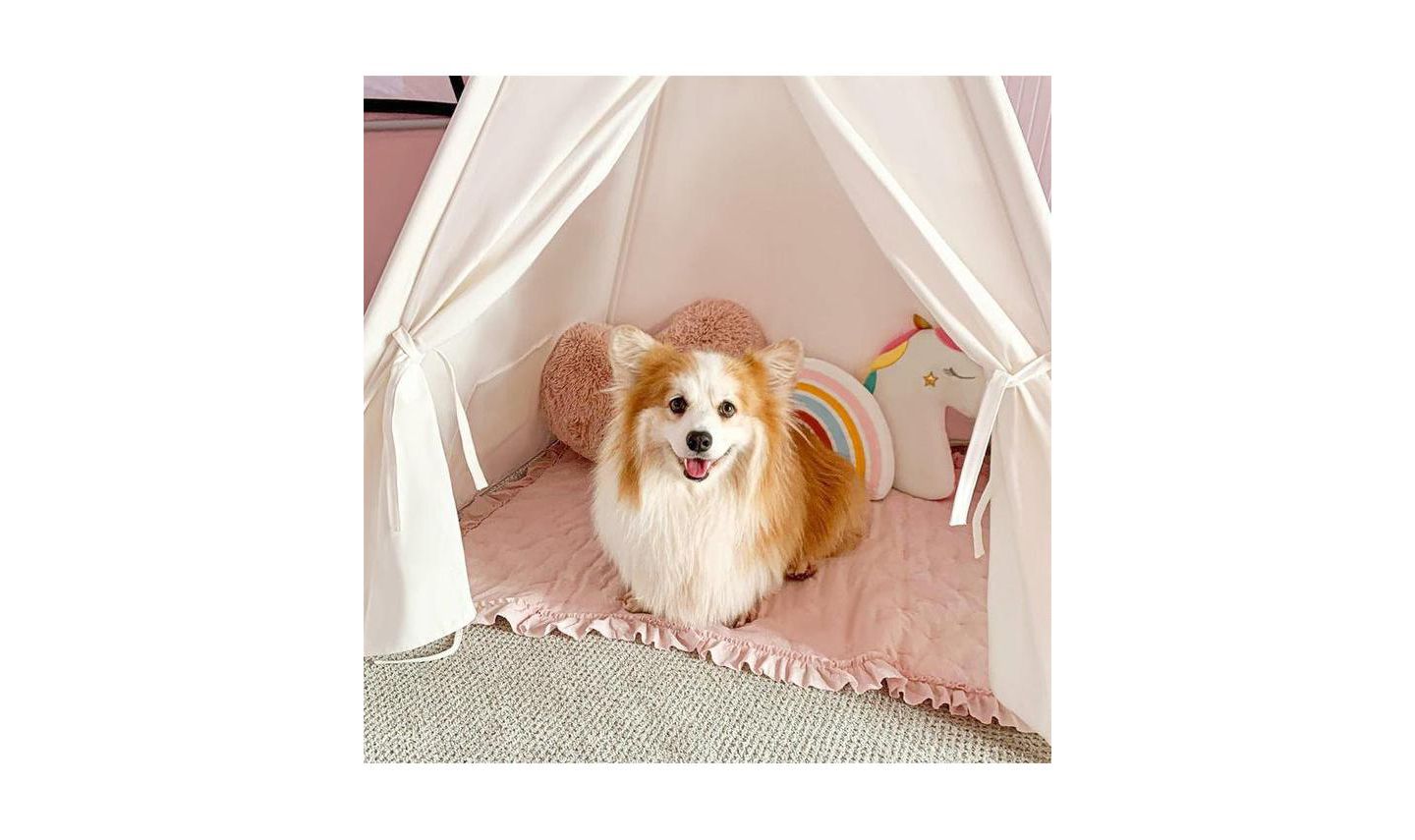 Детская игрушка Tiny Land Teepee Tent for Kids with Mat - Indoor Play Tent with Mat — фото 7