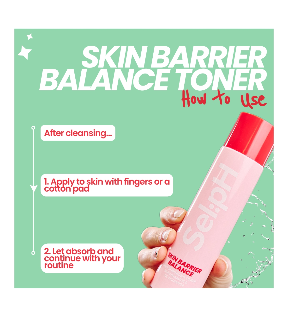 Skin Barrier Balance Toner with Niacinamide + 3 Ceramides