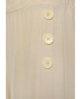 Women's Side Slit Wide Leg Pants