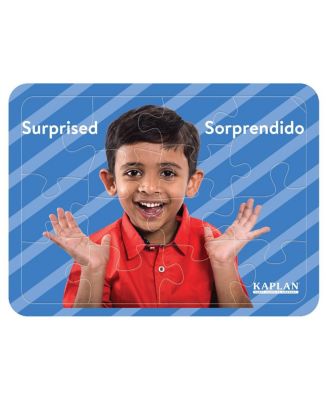 Kaplan Early Learning Photo Real Emotions Puzzles of Children - Set of 8