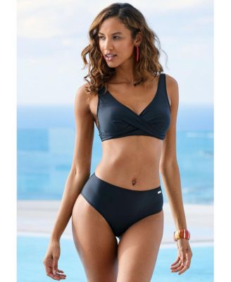 Women's Wrap-Look Triangle Bikini Top