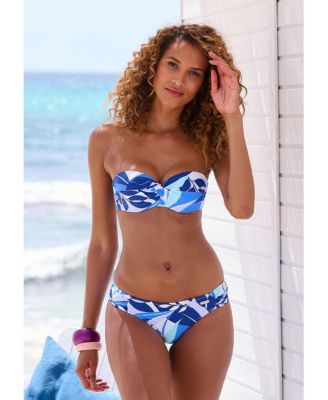 Women's Tropical Print Bikini Swimsuit Bottom