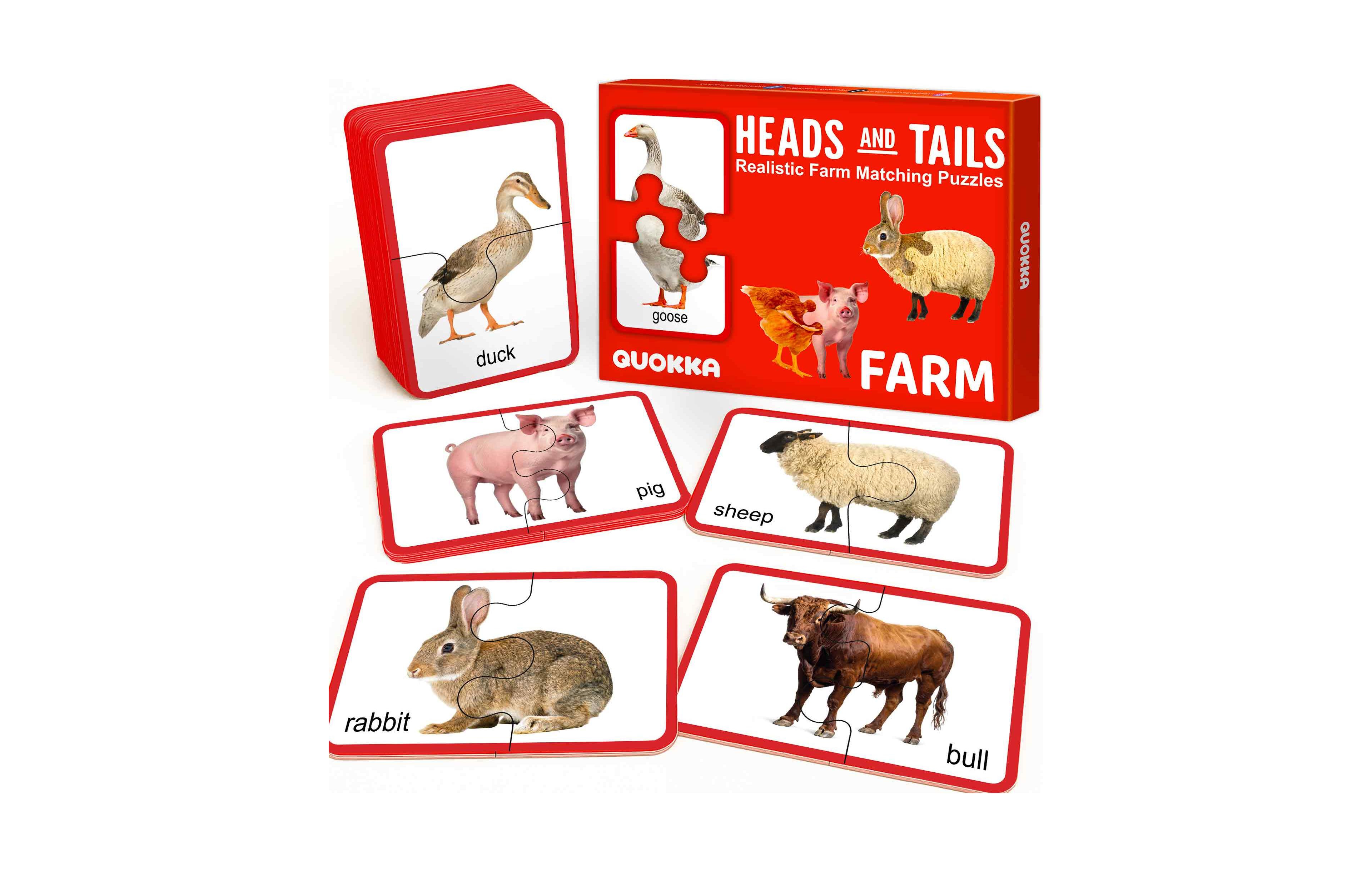Quokka Toddler Matching Puzzle Ages 2–4 – 16 Self Correcting Educational Jigsaw Pieces