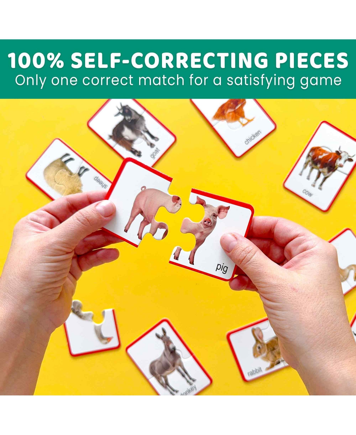 Quokka Toddler Matching Puzzle Ages 2–4 – 16 Self Correcting Educational Jigsaw Pieces