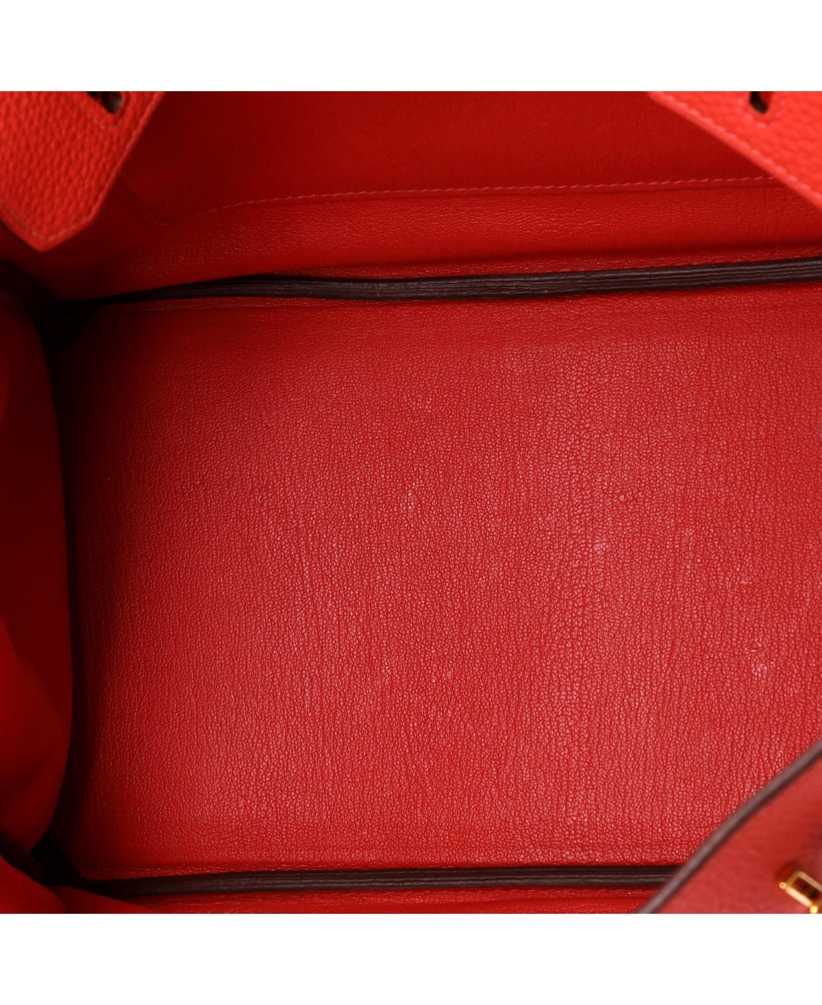 Pre-Owned HERMES Birkin 30 Handbag Red Togo with Gold Hardware