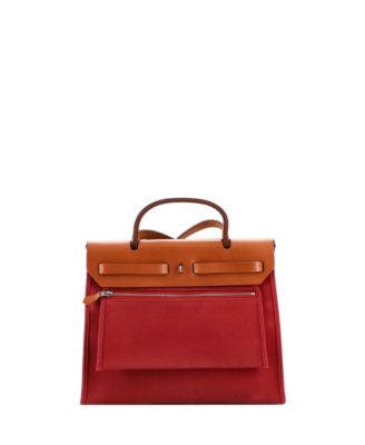 31 Herbag Zip Leather and Toile