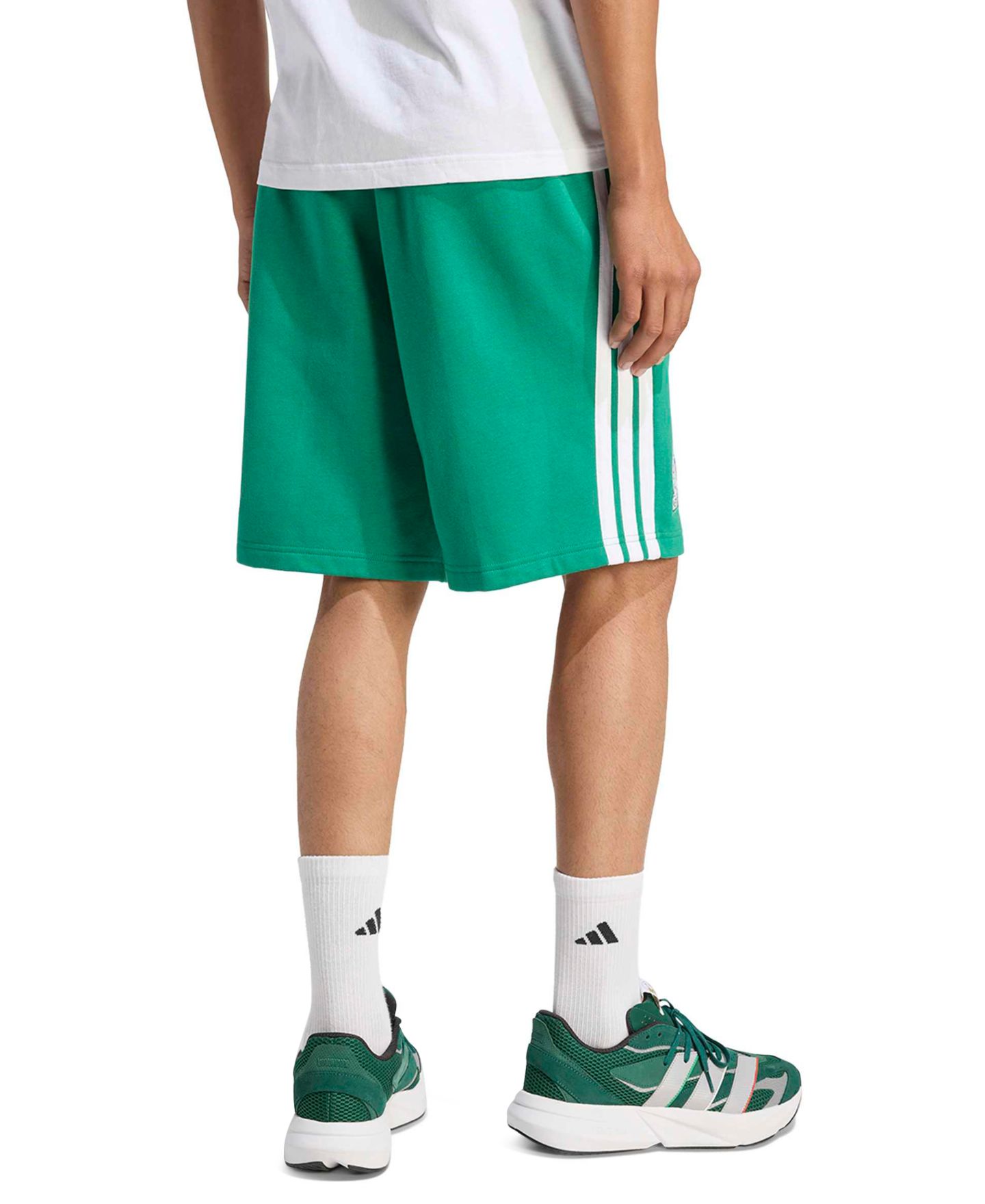 Мужские шорты adidas Mexico DNA Fleece Regular-Fit, цвет: Зелёный — фото 4