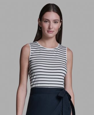 Women's Crewneck Sleeveless Dress