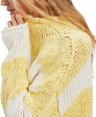 Women's Opal Rugby Stripe Rolled Neck Sweater