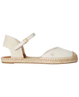 Women's Robby Canvas Espadrille  Ankle Strap Flats