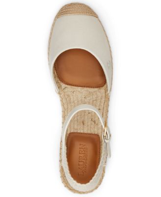 Women's Robby Canvas Espadrille  Ankle Strap Flats