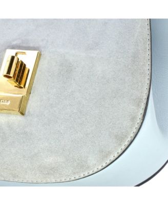 Mini Drew Crossbody Bag Leather and Suede