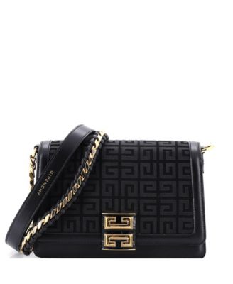 Medium 4G Woven Chain Top Handle Bag 4G Canvas