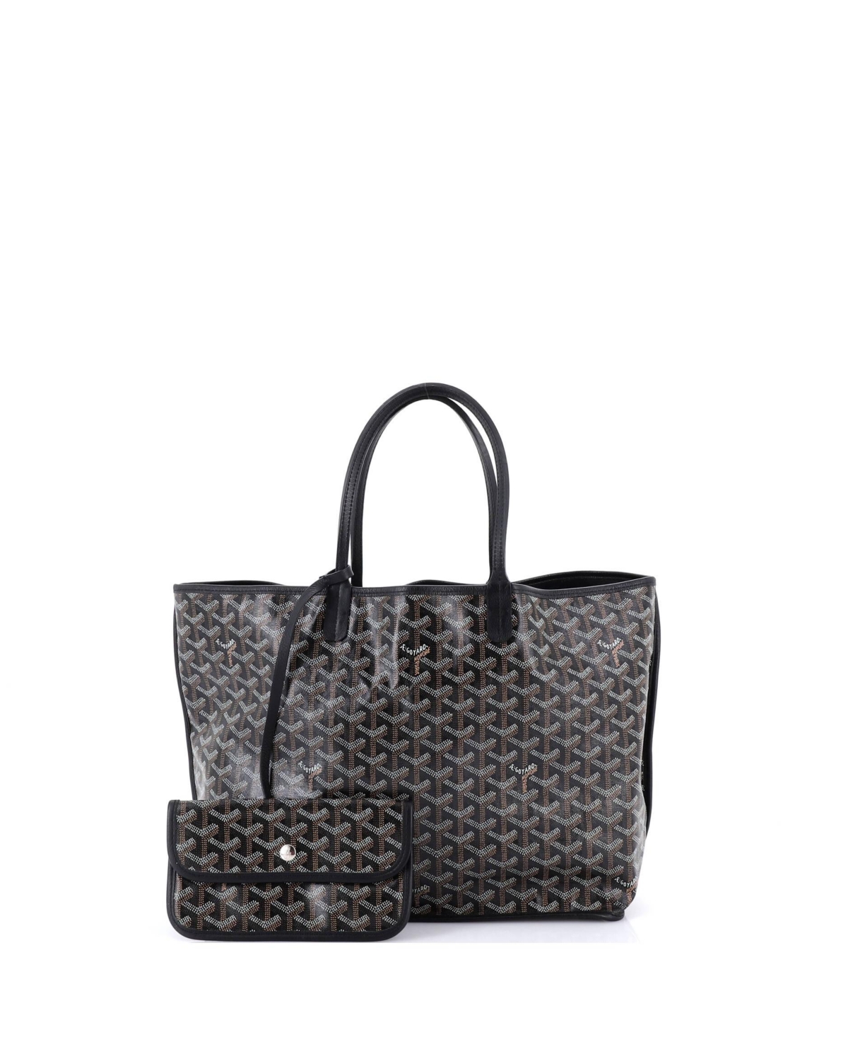 Pre-Owned Goyard Pm Anjou Reversible Tote Coated Canvas