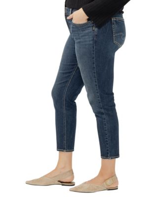 Plus Size Elyse Skinny Cropped Jeans