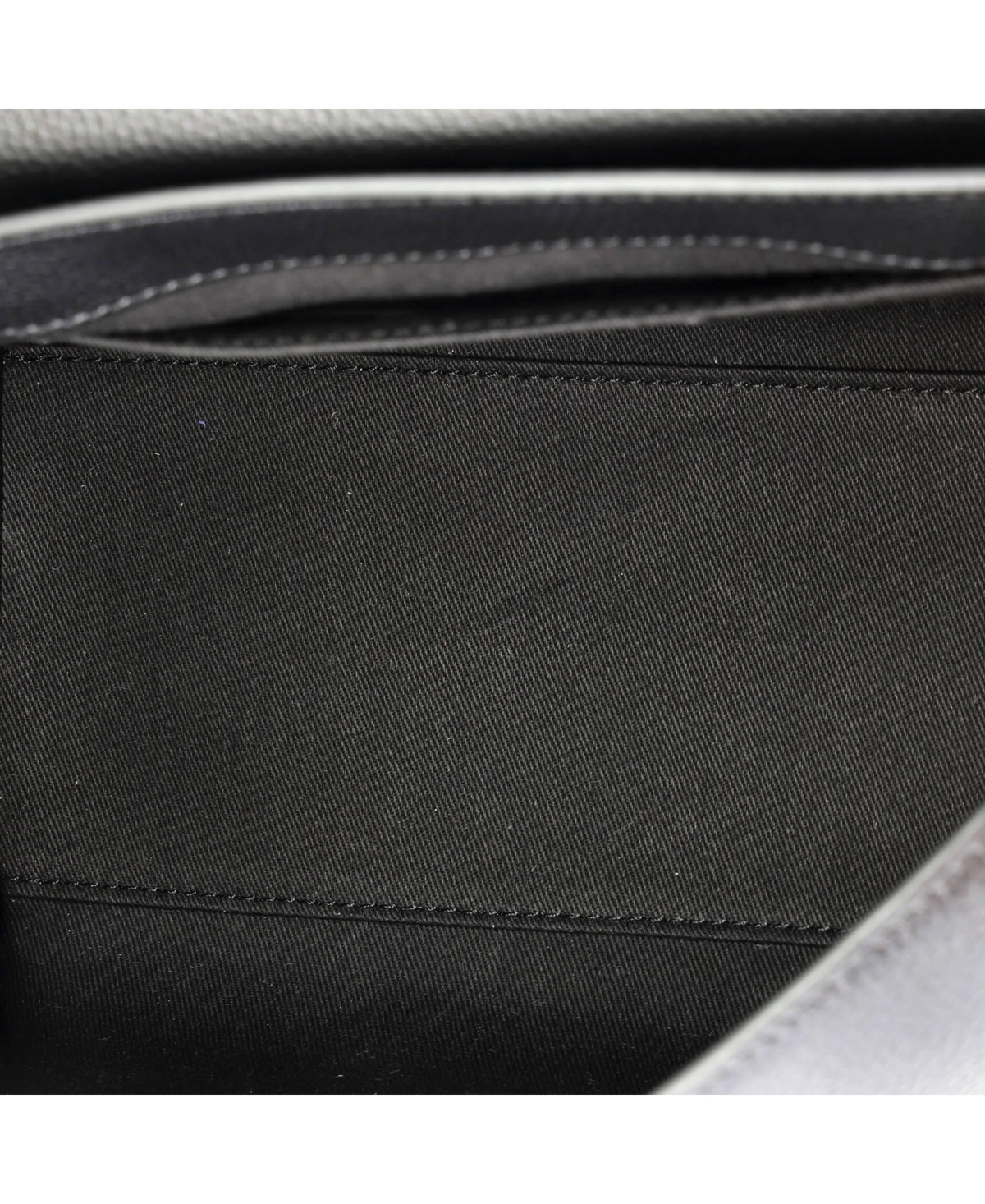 Pre-Owned Versace Medium Virtus Convertible Top Handle Bag Leather