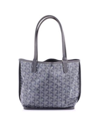 Mini Anjou Reversible Tote Coated Canvas