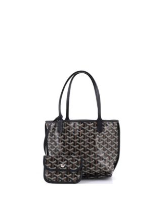 Mini Anjou Reversible Tote Coated Canvas