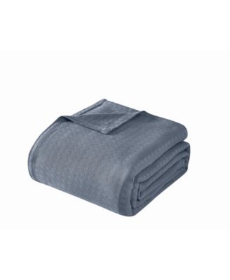 Vince Camuto Classic Cotton Blanket, Twin/Twin XL