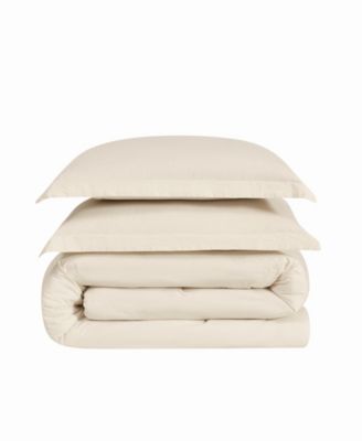 Vintage Washed Cotton 3-Pc. Comforter Set, Full/Queen