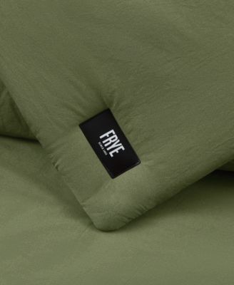 Vintage Washed Cotton 3-Pc. Comforter Set, King