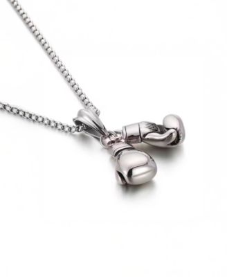 Men's Boxing Glove Stainless Steel Pendant Necklace