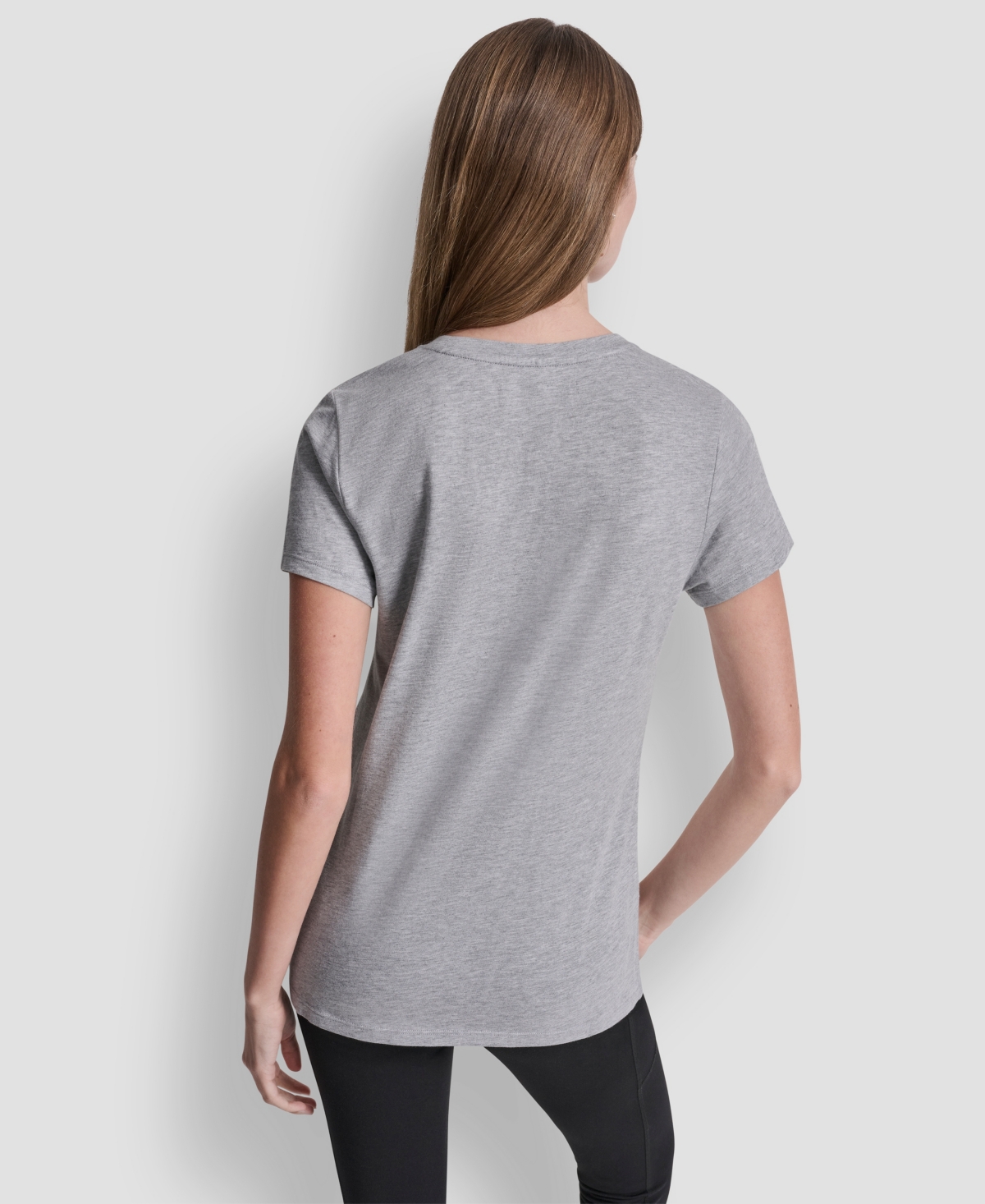 Dkny Sport Women's Triple Rhinestone Foil Logo T-Shirt