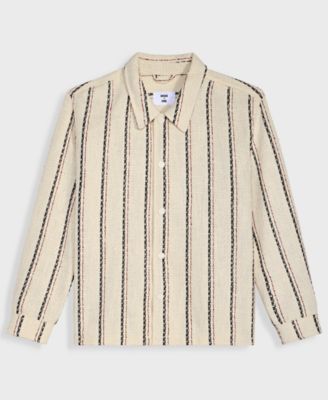 Men's Striped Shirt Jacket