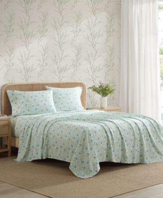 Rowena 300-Thread Count Cotton Sateen 4-Pc. Sheet Set, Full