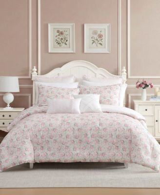Pamelas Posies Reversible 7-Pc. Comforter Set, King