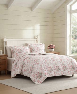 Rosemoore Reversible 3-Pc. Quilt Set, King