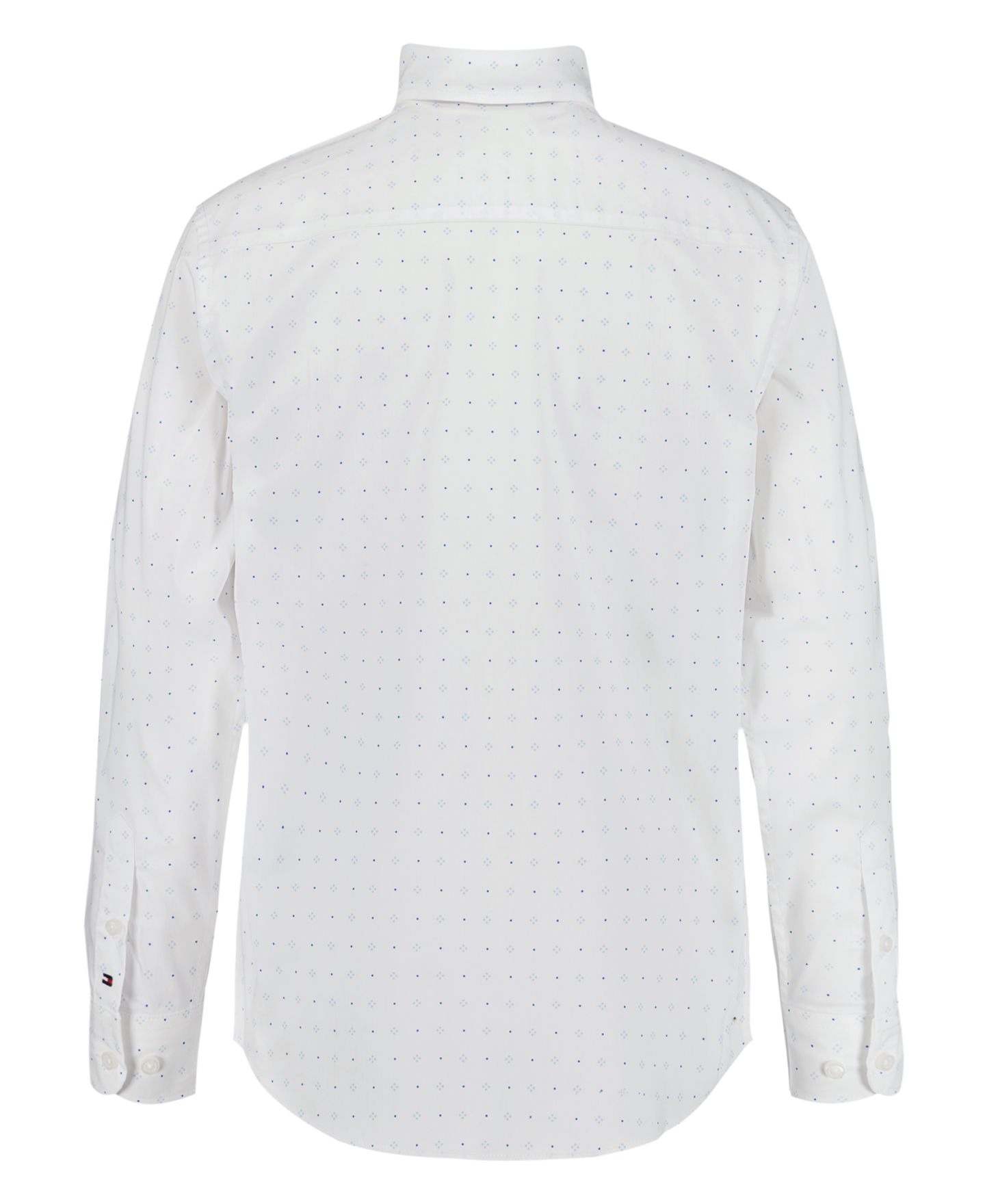 Рубашка Tommy Hilfiger Long-Sleeve Geo Dot Dress Shirt with Bow Tie для мальчиков, цвет: Белый — фото 2