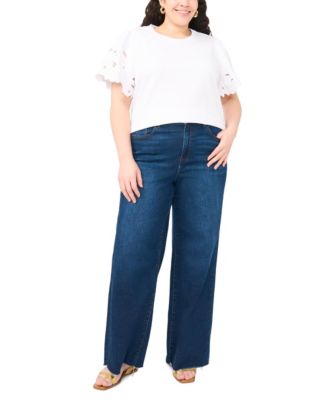 Plus Size Crewneck Pull-On Top