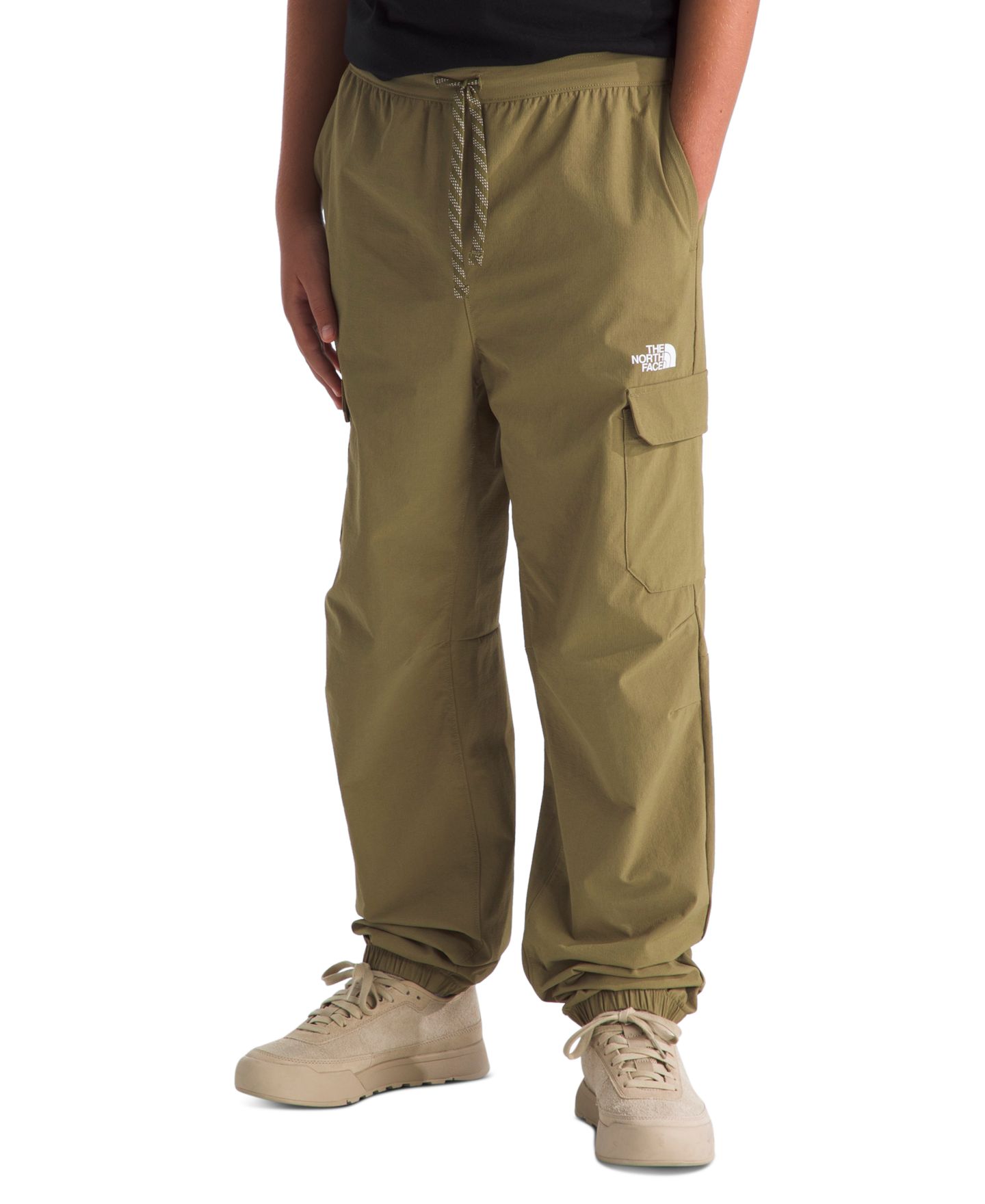 Детские брюки-карго The North Face Zawn на резинке, 6-16, цвет: Оливковый — фото 3