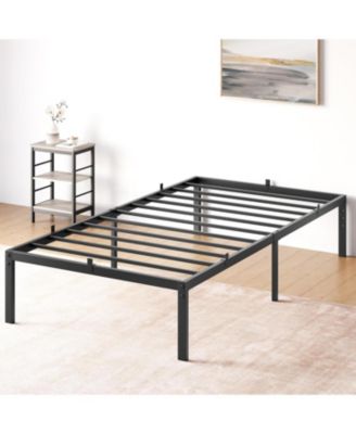 14 Inch Twin Bed Frame with Storage,Metal Platform Twin Bed Frame No Box Spring Needed Steel Slat Support Easy Assembly