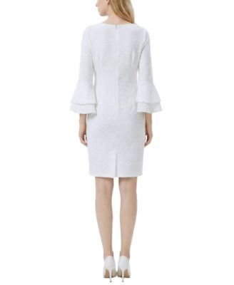 Women's Long-Sleeve Dress with Bell Cuffs