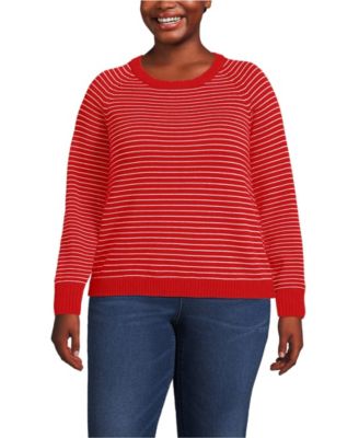 Plus Size Drifter Raglan Crew Sweater