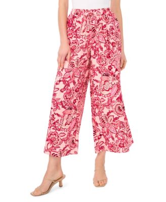 Women's Wide-Leg Gathered Pants