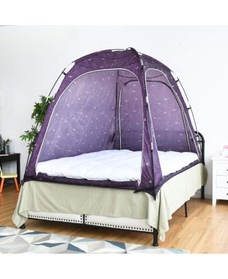 Indoor Bed Privacy Play Tent with Carry Bag, Kids Canopy Tent