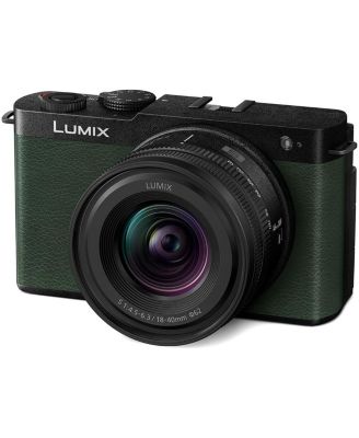 LUMIX S9 Mirrorless Camera with 18-40mm f/4.5-6.3 Lens, Olive Green