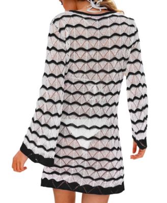 Women's Here and Now Striped Cover-Up Dress