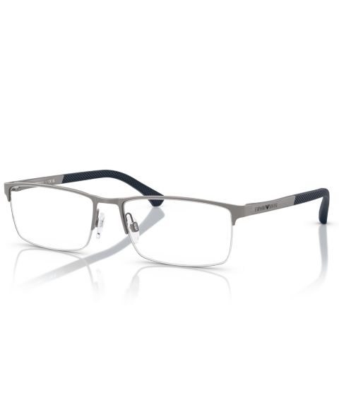 Мужские очки Emporio Armani Man Rectangle Metal EA1041 Eyeglasses, цвет: Графитовый