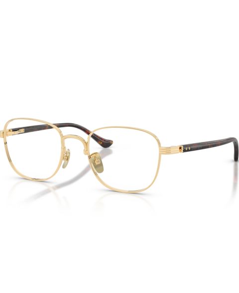 Мужские очки Ferrari Man Pillow Titanium FH3012TD Eyeglasses, цвет: Золотой блестящий