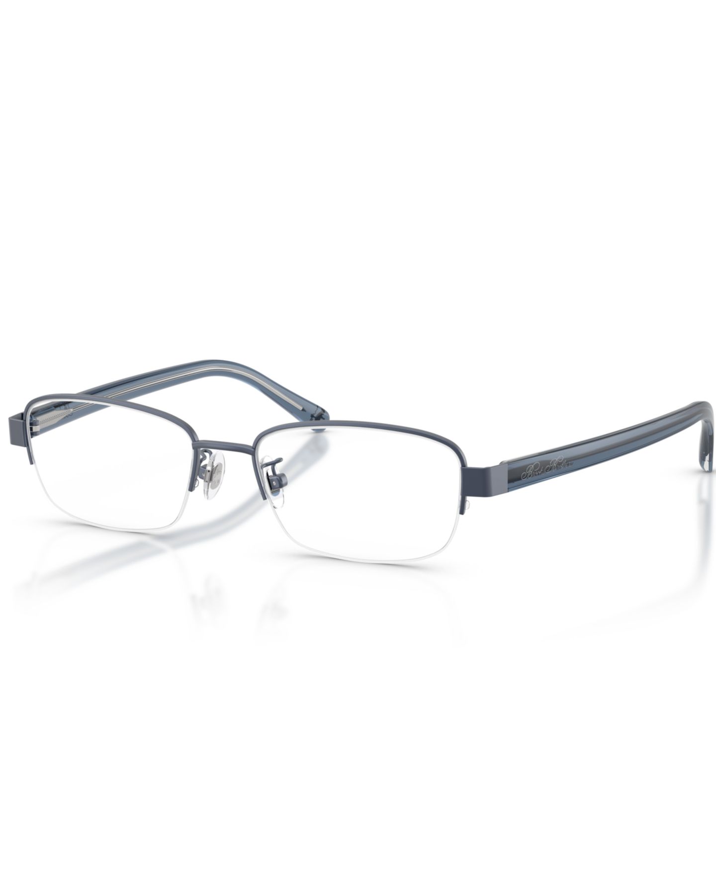 Мужские очки Brooks Brothers Man Oval Titanium BB1130TD Eyeglasses, цвет: Синий — фото 1