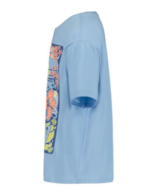 Girls' 7-16 Graphic Print Oversized T-Shirt