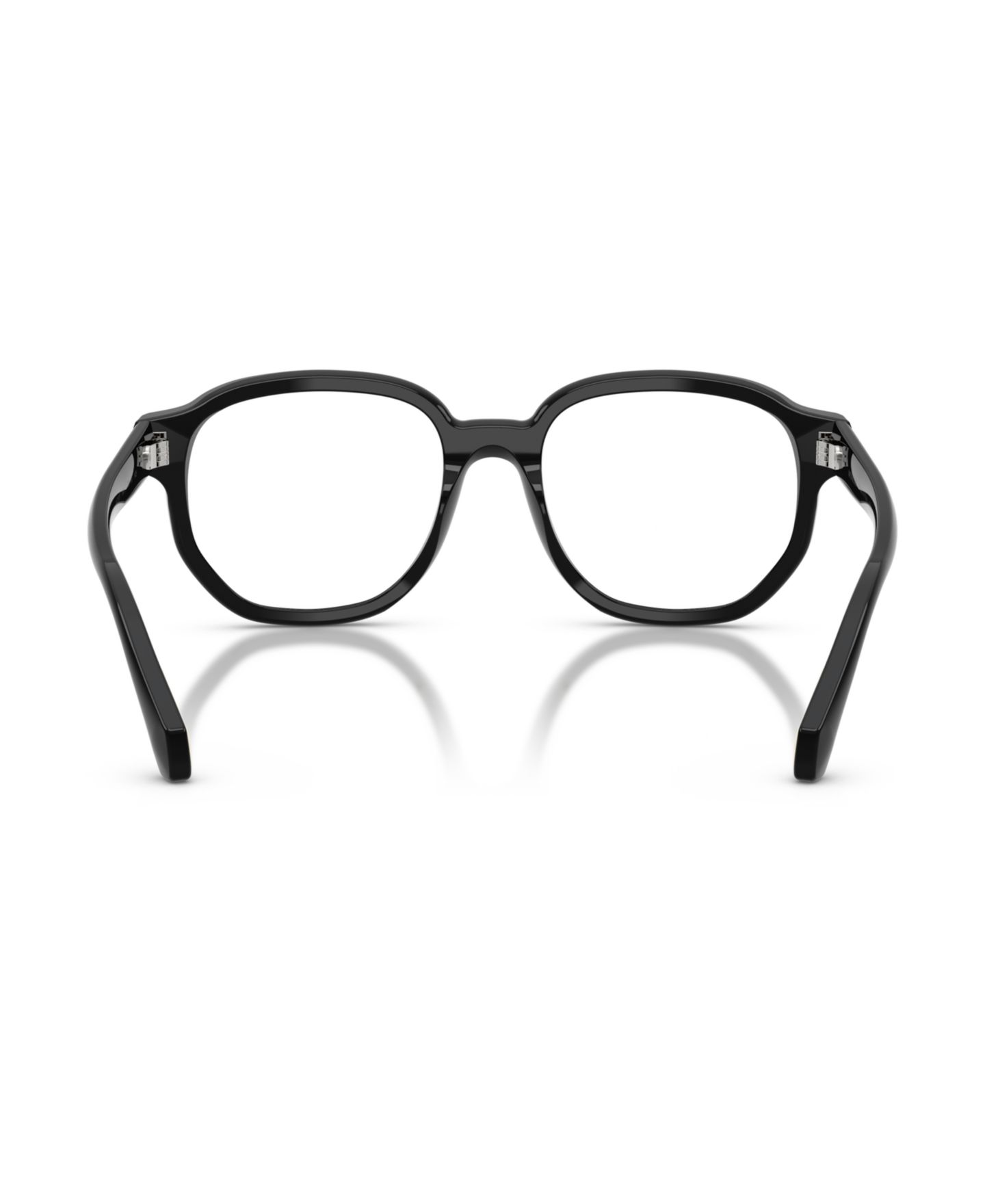 Очки Moncler Unisex Pillow Plastic ME2027 Eyeglasses, цвет: Блестящий чёрный — фото 2