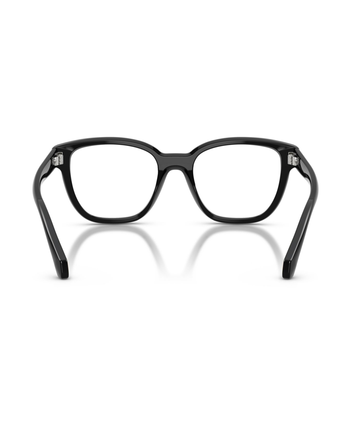 Женские очки Moncler Woman Pillow Plastic ME2028 Eyeglasses, цвет: Блестящий чёрный — фото 2